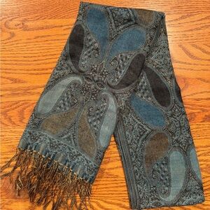 Pashmina and Silk Scarf
